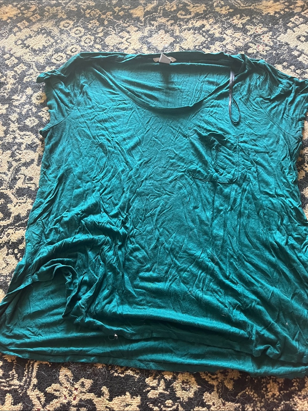 H&M Teal Short Sleeve Pocket Tee